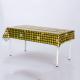 Golden Disco Table Cloth 1x2m 100x200cm Disco Party Tablecloth