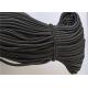 Stretch Round Elastic Rope / Round Elastic Cord Braided Technical Black Color