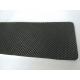 Black Color Pvc Conveyor Belt , Diamond Pattern Treadmill Replacement Belt