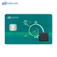 Smart Chip Printable RFID Card WCT Metal Business Card 85x54mm