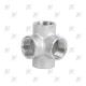 Stainless steel three-dimensional four-way elbow, high-pressure resistant three-dimensional seamless elbow