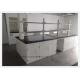 Wear - Resistant Chemical Laboratory Furniture  With Cabinets Off - White Color