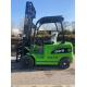 Hydraulic Steering Electric Warehouse Forklift With Solid Front Tyres 12km/H 2 Stage