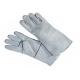Durable Heat Resistant Welding Gloves , Cow Split Leather Welding Safety Gloves