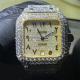 Moissanite Bust Down Watch Luxury Brand Diamond Studded Watch In Japan