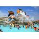 Giant Hotel Aqua Playground Children / Adults Friendly Water Slides