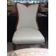 white solid wood home chair dining furniture