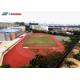 Breathable Plastic Running Track , Wet Pour EPDM Sports Flooring