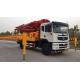 38m Truck Mounted Concrete Mixer Pump Truck Dongfeng Brand With Hydraulic Pump