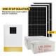 3KW Home Solar System off grid energy solutions Lead Acid Battery