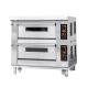 Modular 6 Tray 40x60 Bakery Gas Deck Oven With Steam Stone