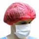 Breathable Disposable Bouffant Caps Polypropylene Colorful Hat For Hospital