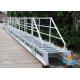 Accommodation Marine Boat Ladders Aluminum Material With Perfect Corrosion Resistance