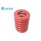 TM Injection Mold Spring Medium Load Stamping Die 50CrVA Materails OD 27 30mm Red Color