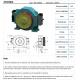 ZFW400L S Dia.400mm Lifting Elevator Traction Machine Gearless Driving Motor  630 - 1050Kg