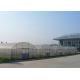 8m Single Span Plastic PE Film Greenhouse With Hydroponic System Cooling System