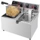 585x460x285mm Timer Control Electric Potato Chips Fryer Machine with 2 Baskets