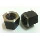 ISO 4032 Standard High Hex Nuts , M16 M18 Stainless Steel Nut On Galvanized Bolt