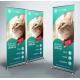 80*180cm Size Roll Up Banner, Adjustable Aluminum New Type Banner Stand