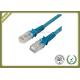 Exquisite Fashion Flat Cat5e Ethernet Patch Cable With Blue Special Connector