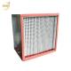 Clean Room Filtration Systems High Temperature HEPA Filter 220Pa