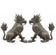 Gatekeeper Fiberglass Animal Statues / Resin Kirin Sculpture