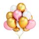 10Pcs Glossy Pearl Latex Balloons Colorful Balloons Happy Birthday Party Globos DIY Kids Toys Gift 【Not metal latex 】