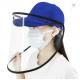 Removable Disposable Face Shield Protective Face Shield Anti Virus Face Mask With Cap