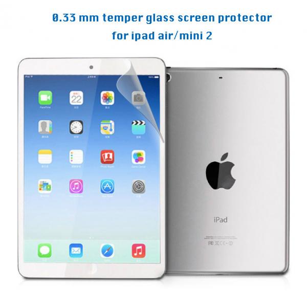 ipad air/mini 2 hd clear pet screen protector, 100% bubble-free