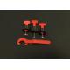 Plastic Tile Leveling System 1.5mm T type clips for Construction and Floor Installation
