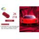 High Gloss Red Car Paint Top Coat Waterproof Chemical Resistant