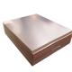 H63 Large Copper Sheet Plate Metal 500mm 1000mm Bright Annealing
