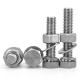 Industrial Pure Titanium Hex Head Bolt Nut Suit With Washer Assembly