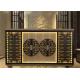 Chinese Style Reception Desk Display Case With Beautiful Hollow Carving Light