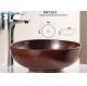 Standard Size Ceramic Art Basin Top Mounter Bowl Type For Bathroom CE