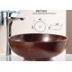 Standard Size Ceramic Art Basin Top Mounter Bowl Type For Bathroom CE