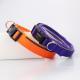 C502 New Soft Safety Pet Collar and Leash Reflective Neoprene Nylon Webbing Dog Collars for walking