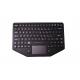 Panel mount silicone rubber industrial touchpad keyboard for mobile vehicle