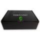 Shipping Mailer Cardboard Jewelry Gift Boxes Black Color Corrugated Die Cut