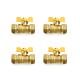Manufacturer 16-32mm Pex Brass Compression Fitting Equal Straight For Gas Plumbing Pex Al Pex Fittings OEM