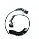 Type 1 To Type 2 IP67 Electric Car Charging Cable With SAE J1772 Spring Cable