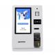 15.6 Inch Automatic Smart hotel check in kiosk With Card Dispenser Passport Scanner