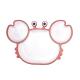 Crab Shape Silicone Suction Bowl Divided Eco Friendly Food Grade For Babies