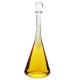 750ml Decanter Bottle Long Neck With Oval Base Shape Solid Glass Stopper