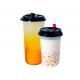Frosted Injection Mold Disposable Plastic Cups 500ml 700ml