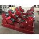 Exported Red Color Self Aligning Heavy Duty Roller Stand Beds With 380 / 550v Voltage