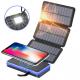 High Capacity 50000mah Solar Powerbank Foldable Solar Power Bank With LED Light