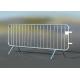 Road Safety Crowd Barrier Control Temporary Mesh Fence 25mm Round Pipe Frame