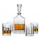 Glass Factory Direct Sale High Quality Glass Stopper Whiskey Decanter Set Beautiful