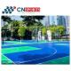 CN-S01 Silicon PU Basketball Flooring and Strong Abration Resistant And Skid Resistant Top Layer